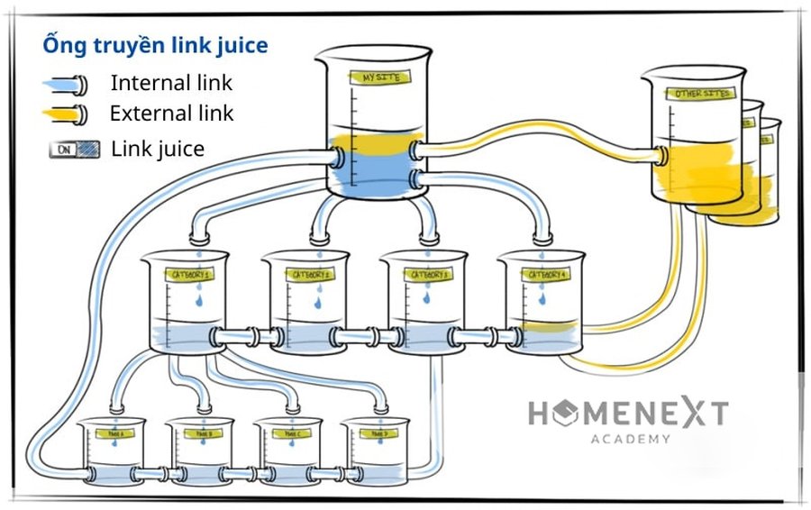 Khái niệm Link Juice trong backlinks